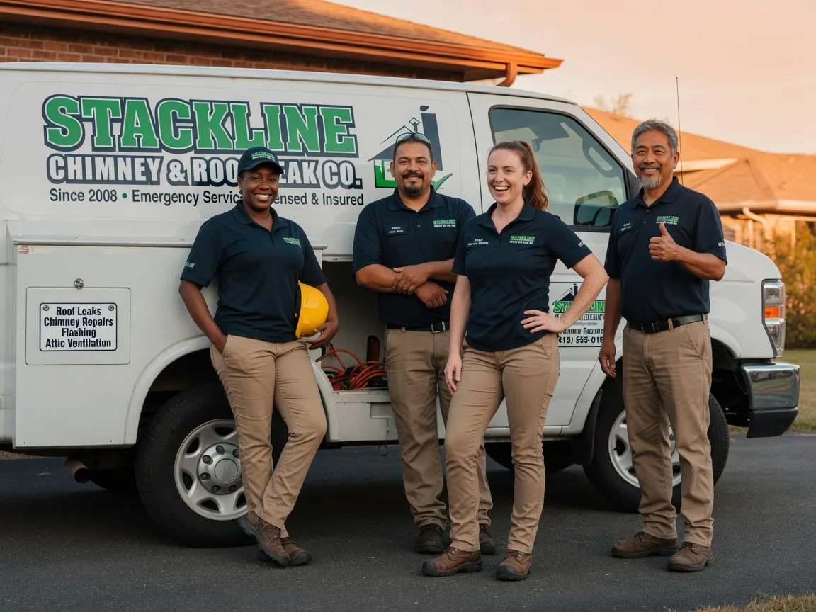 Chimney flashing repair company in Eureka, CA